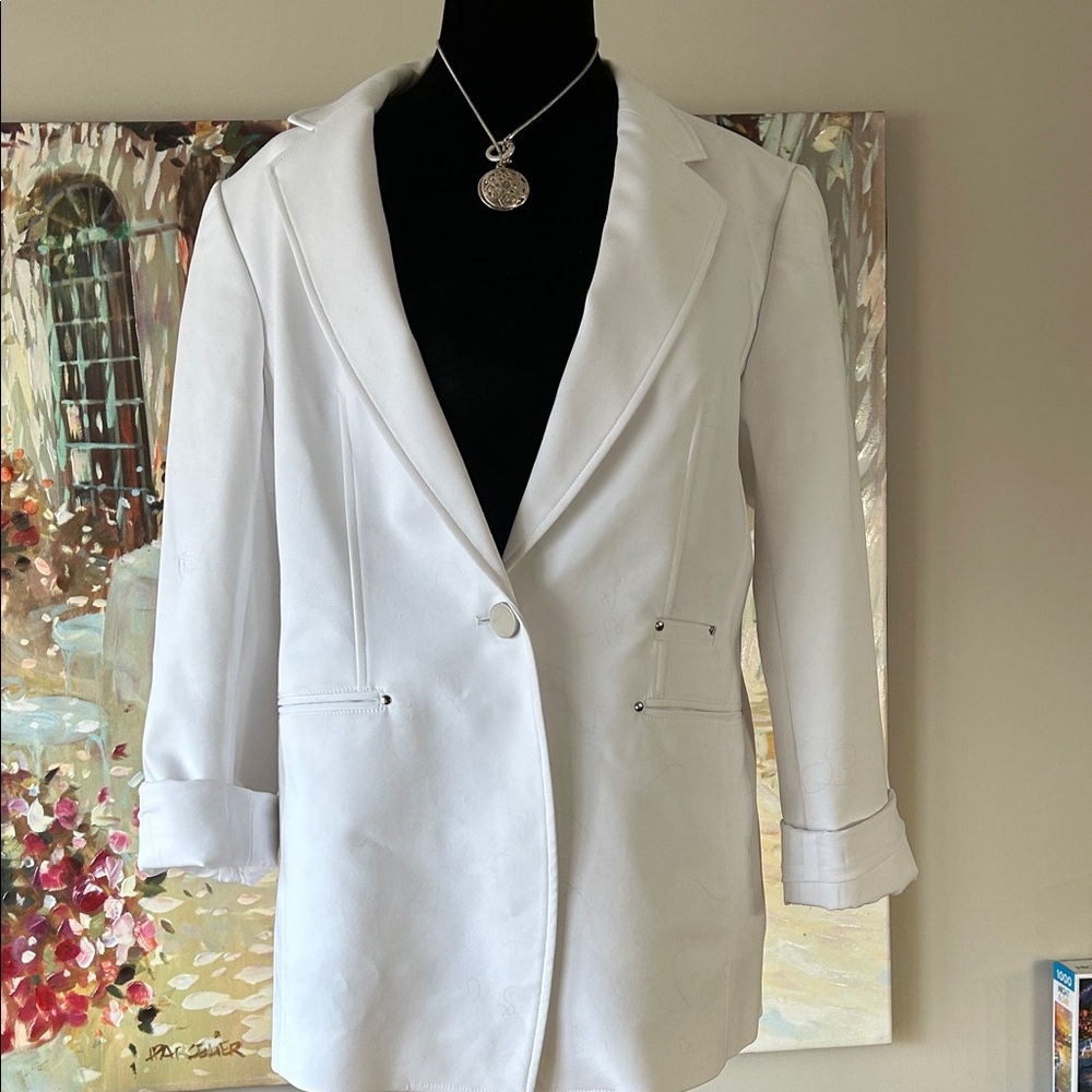 NVLT White Women's Blazer